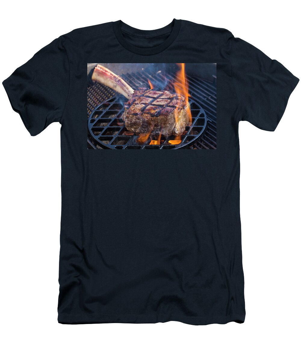 Tomahawk Steak on the Grill Nicole Godt T-Shirt
