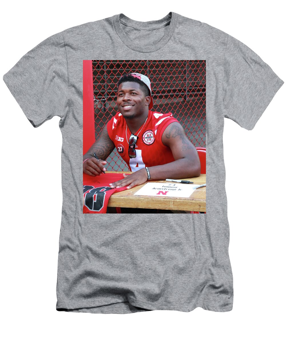 Tommy Armstrong Jr Quarterback Nebraska Football J Laughlin T-Shirt