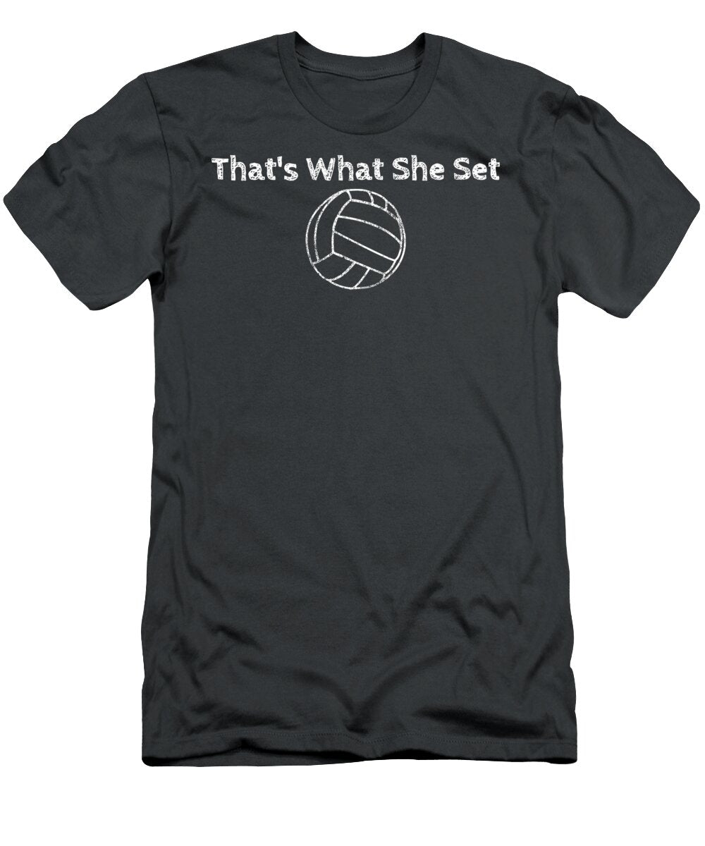 Trending Volleyball Thats What She Set Azhaan Elia T-Shirt