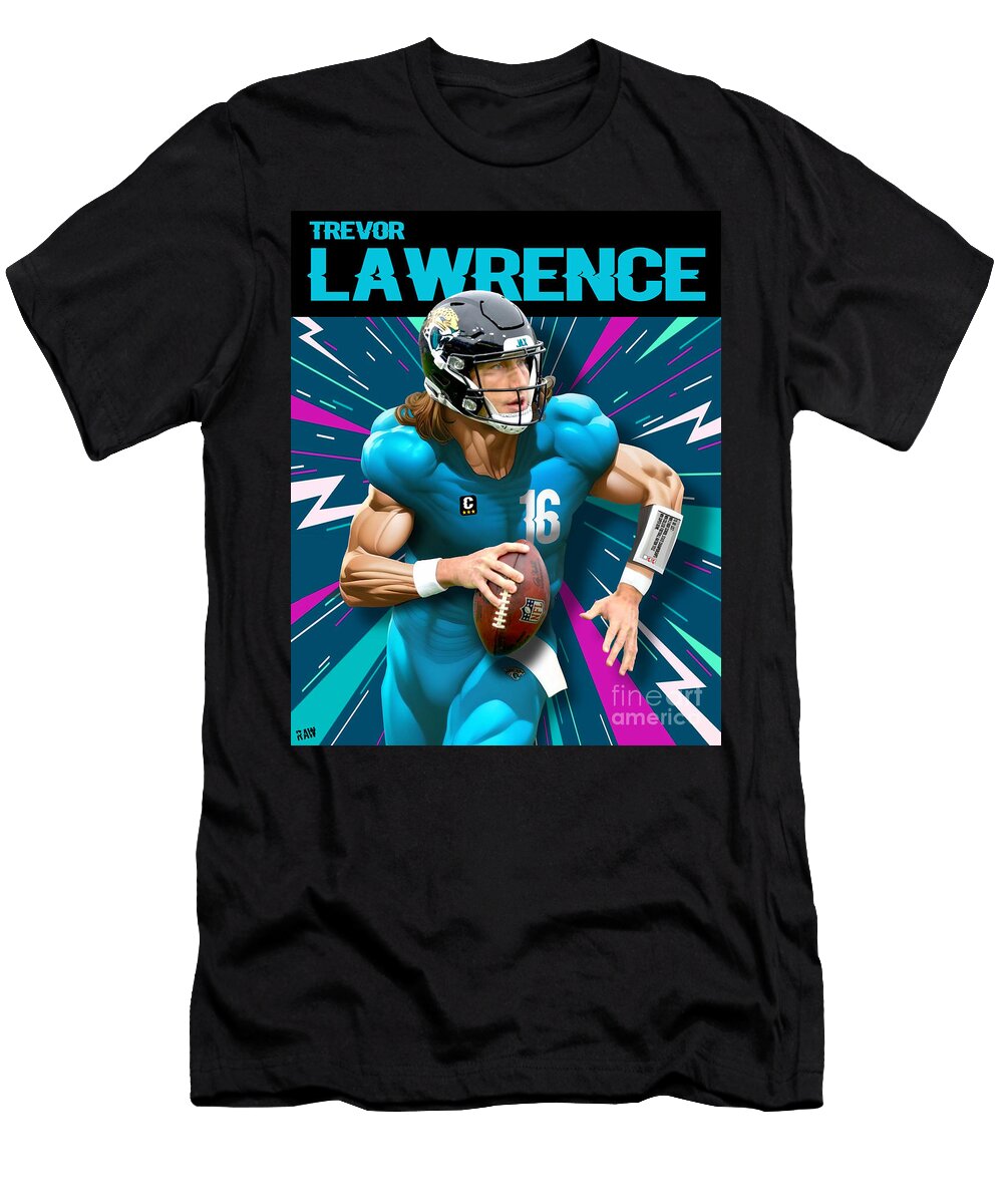 Trevor Lawrence Jacksonville Jaguars 1b Robert Williams T-Shirt