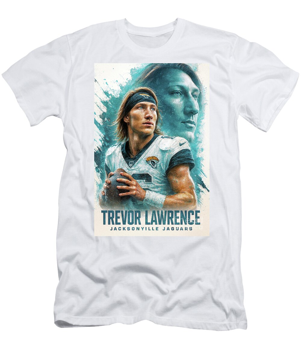 Trevor Lawrence Making a Splash 1 Robert Williams T-Shirt