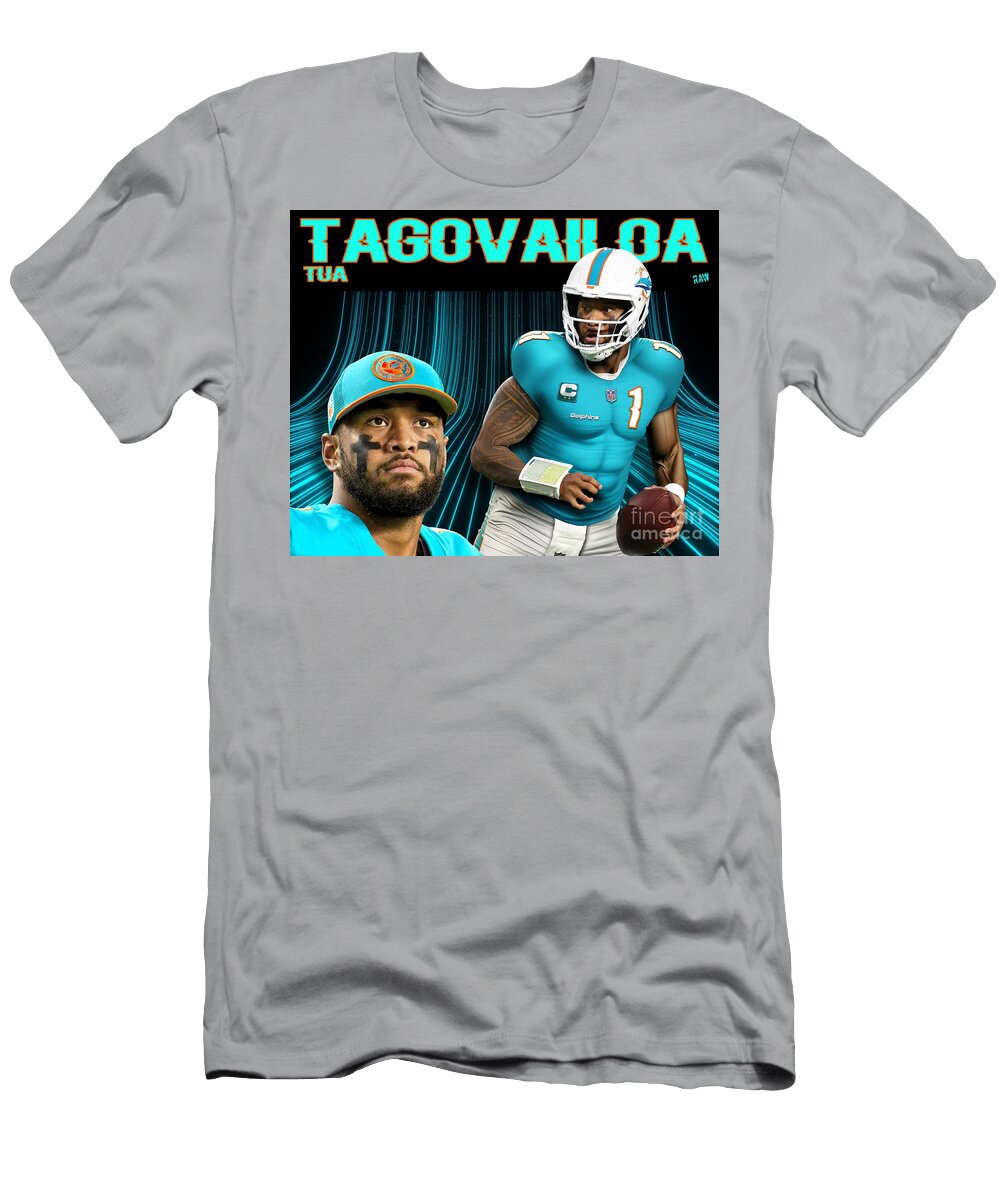 Tua Tagovailoa Miami Dolphins Retro 1a Robert Williams T-Shirt