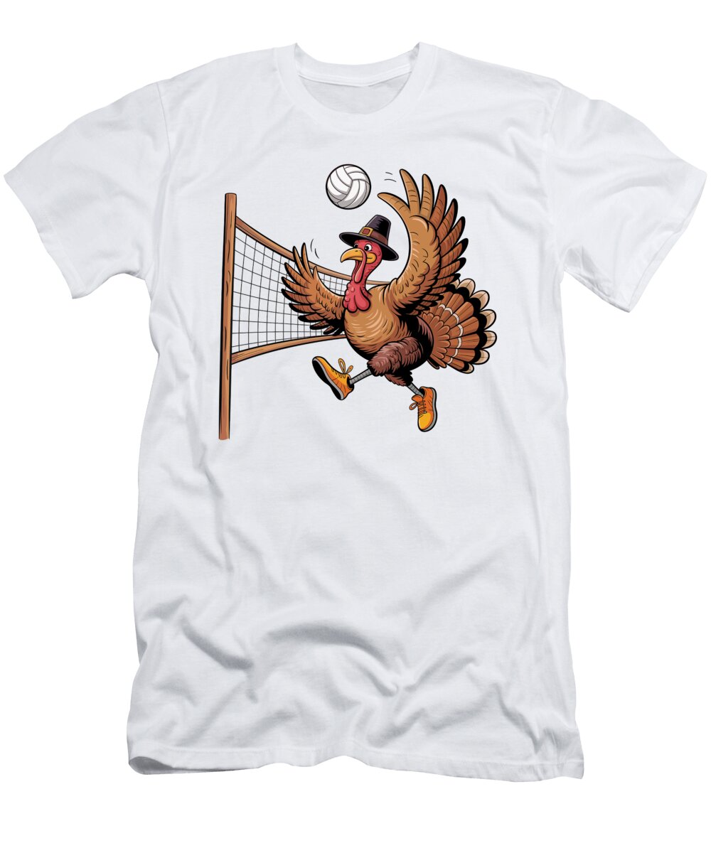Turkey Spikes in Volleyball Match Joanna Redesiuk T-Shirt