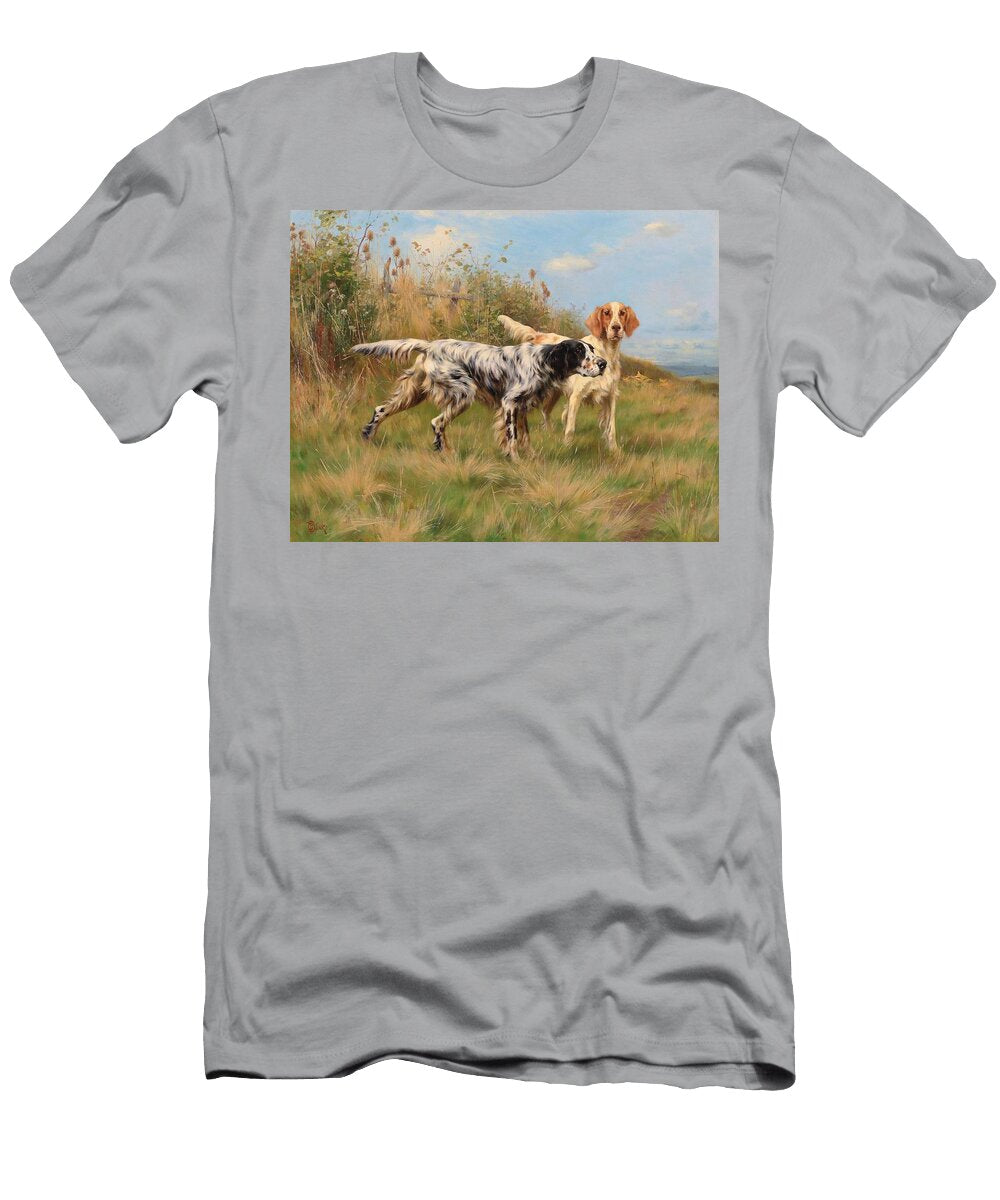 Two English Setters Art Thomas Blinks English T-Shirt