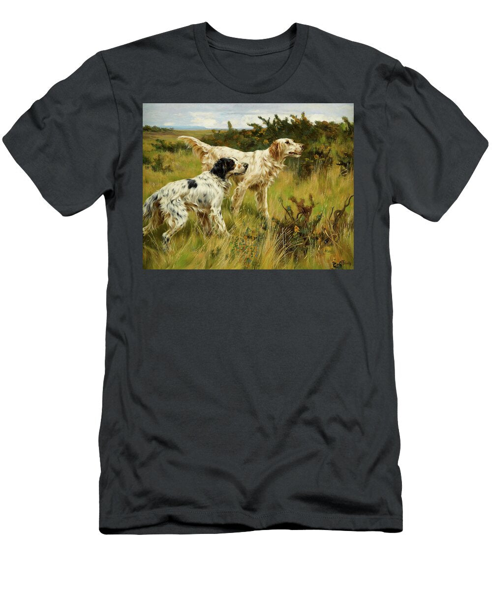 Two English Setters Hunt Thomas Blinks T-Shirt