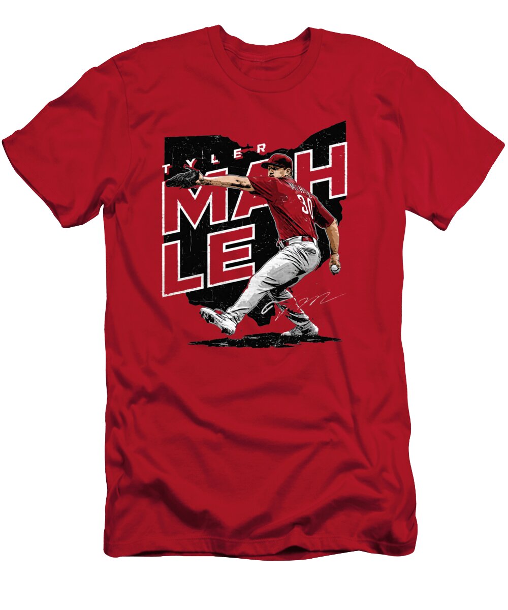 Tyler Mahle Player Map Kelvin Kent T-Shirt