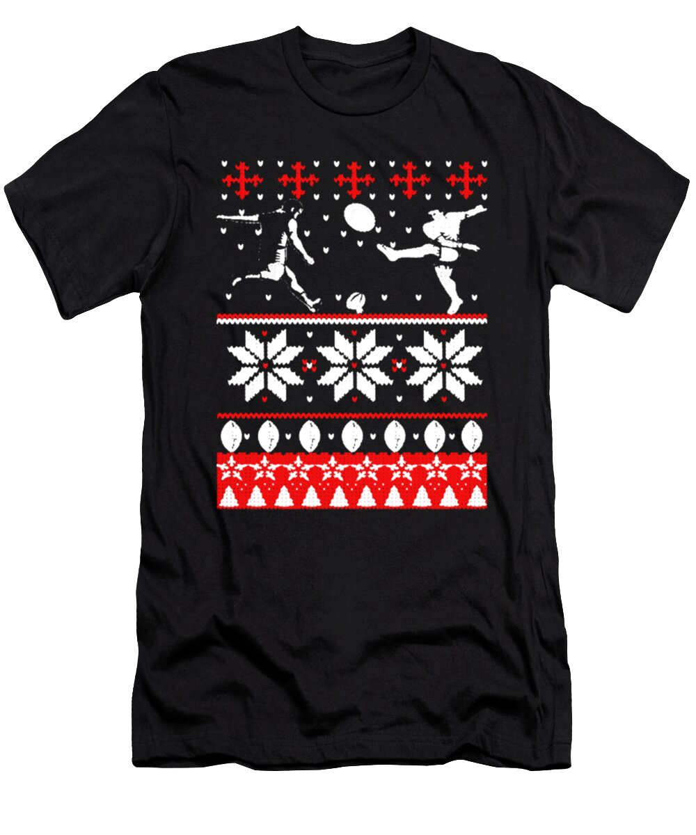 Ugly Rugby Christmas Sweater Tinh Tran Le Thanh T-Shirt