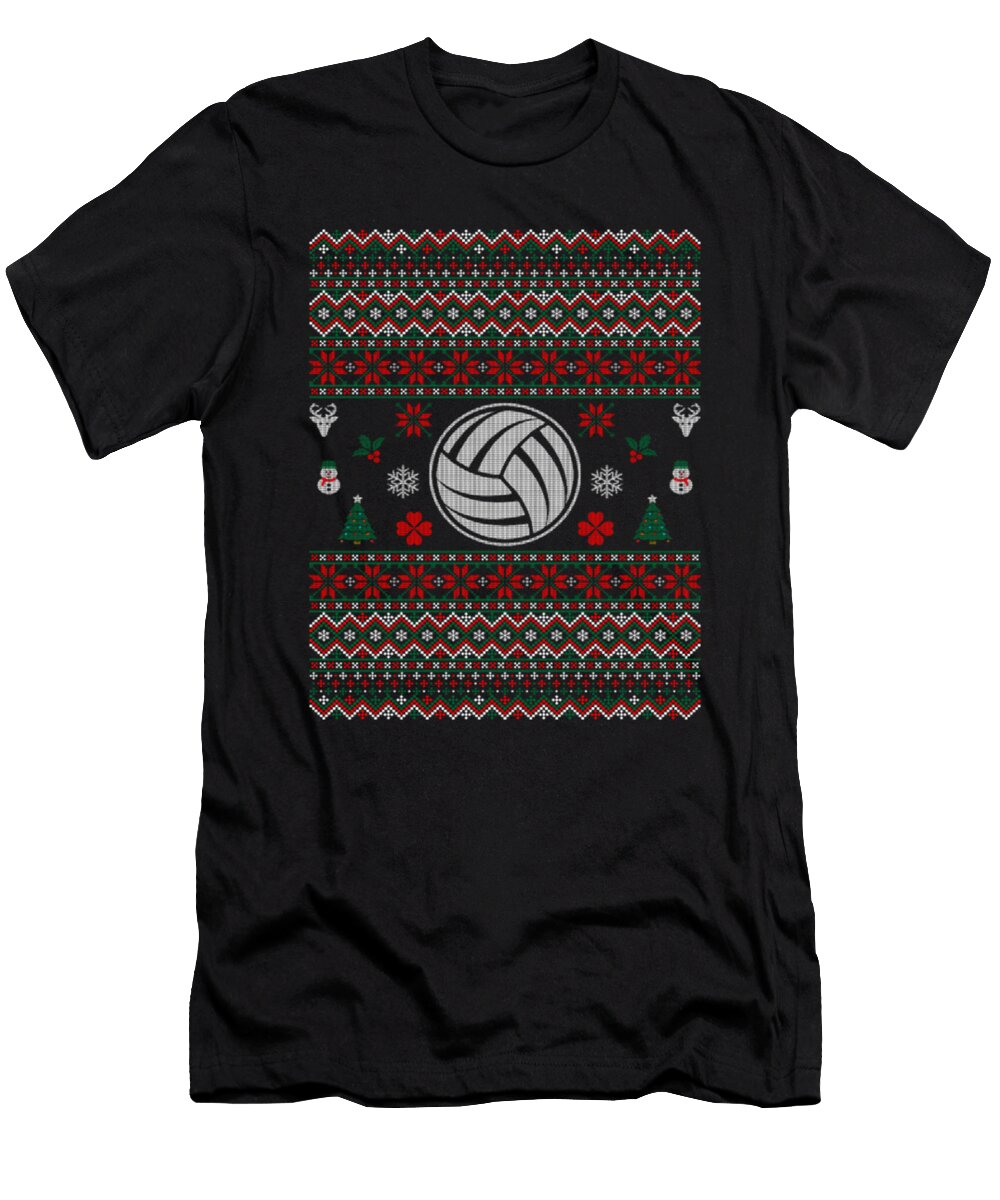 Ugly Volleyball Christmas Tinh Tran Le Thanh T-Shirt