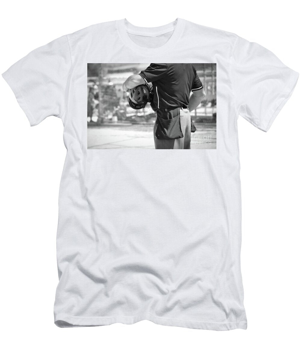 Umpire in Black and White Leah Mcphail T-Shirt