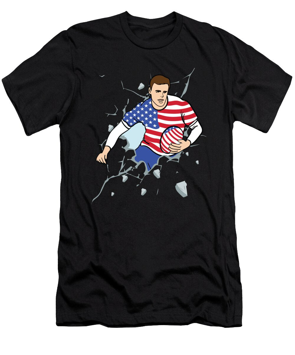 US Rugby Union Jersey 2019 Fans Kit for American Supporters Players Coaches and Teams Martin Hicks T-Shirt