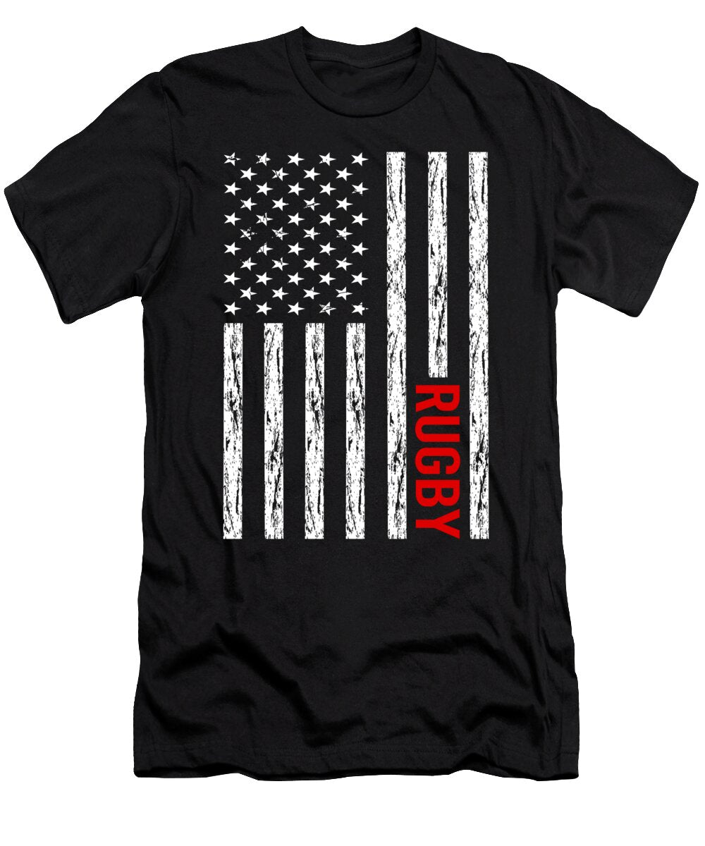 USA Flag Rugby Petrona Romero T-Shirt
