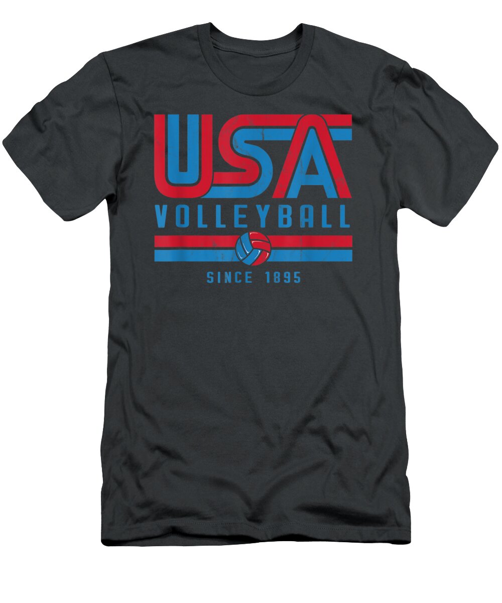 USA Volleyball Since 1895 for the Beach Adrian Adria T-Shirt