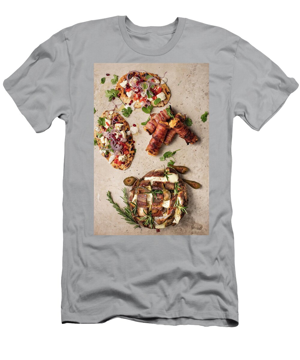 Various Grilled Snacks Great Stock T-Shirt