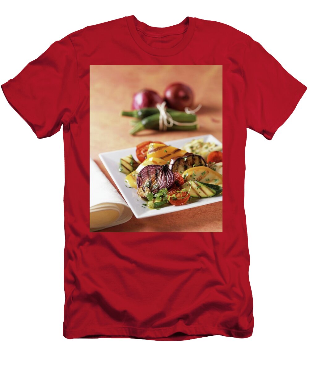 Vegetable Salad with Chargrilled Vegetables Blueberrystudio T-Shirt