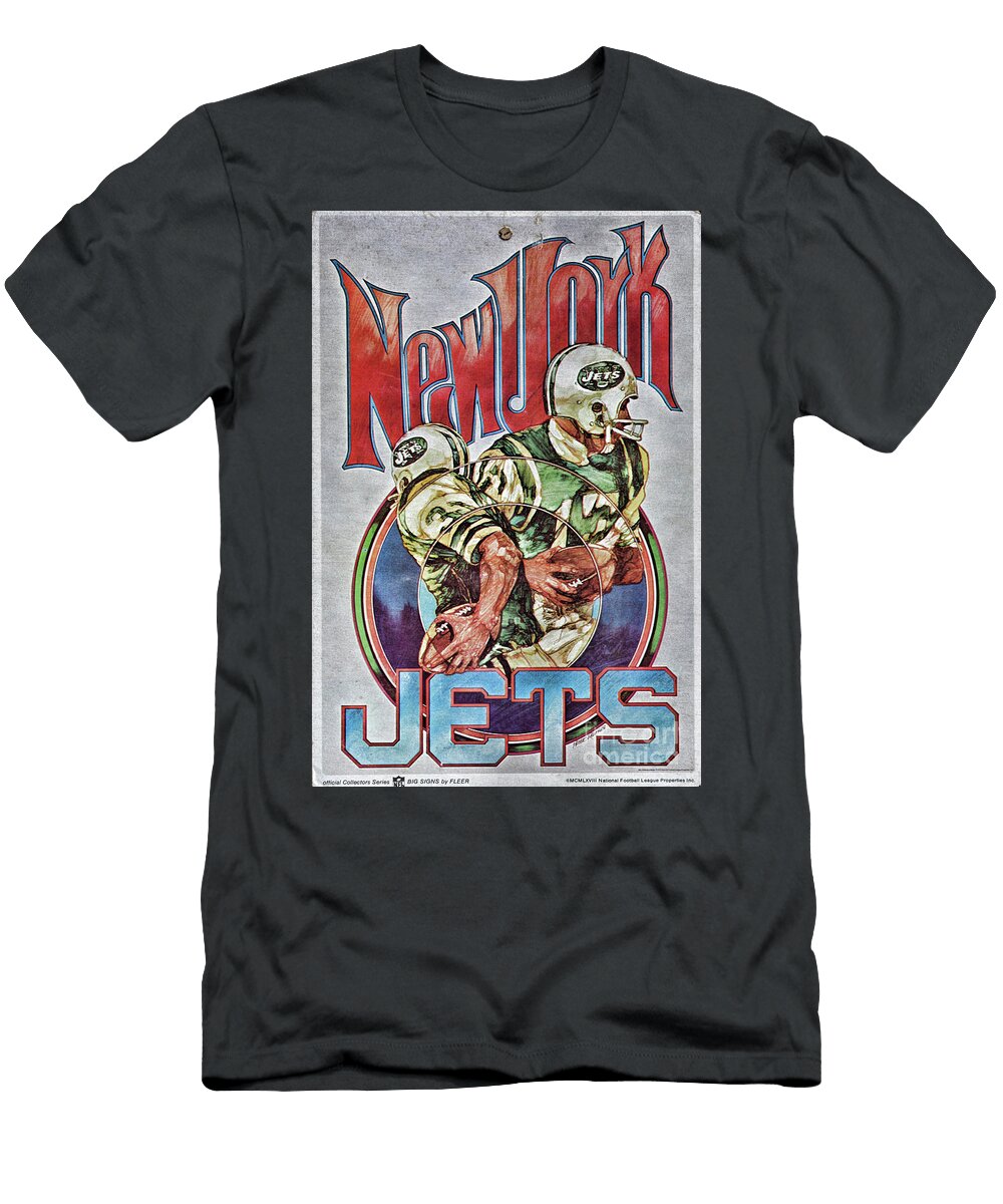 Vintage 1968 Ny Jets Poster Paul Ward T-Shirt