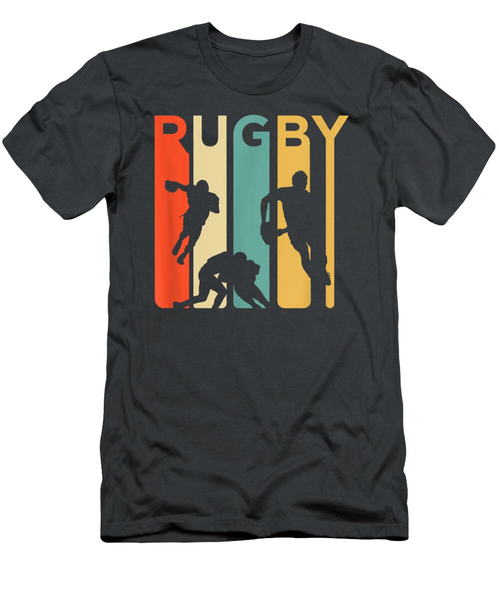 Vintage 1970s Style Rugby Antek Eden T-Shirt