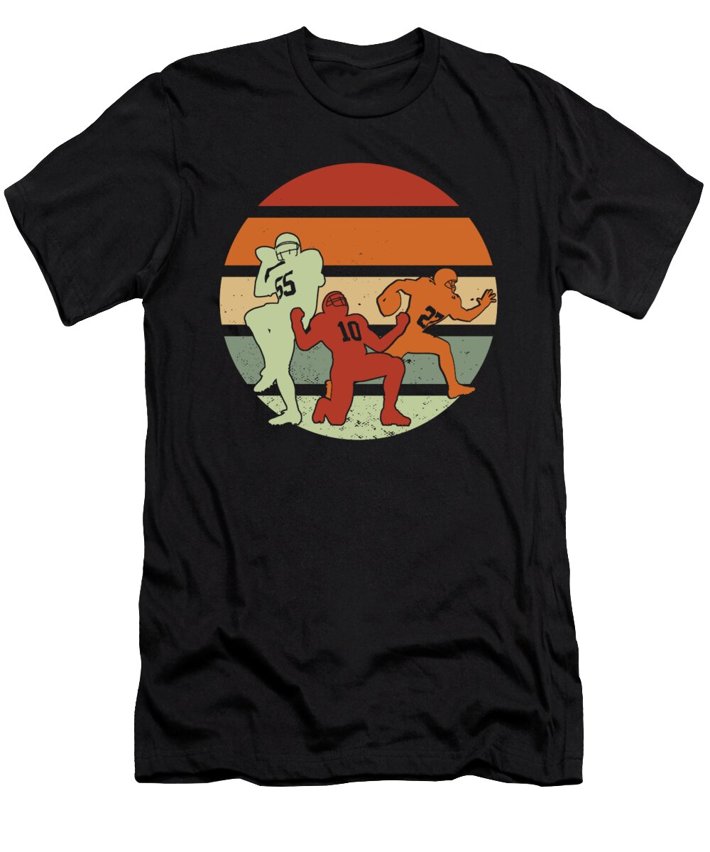 Vintage American Football Rugby Player Rugby Team Gift Thomas Larch T-Shirt