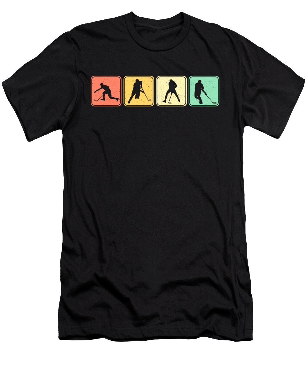 Vintage Hockey Fan Gift Ice Hockey Player Kanig Designs T-Shirt