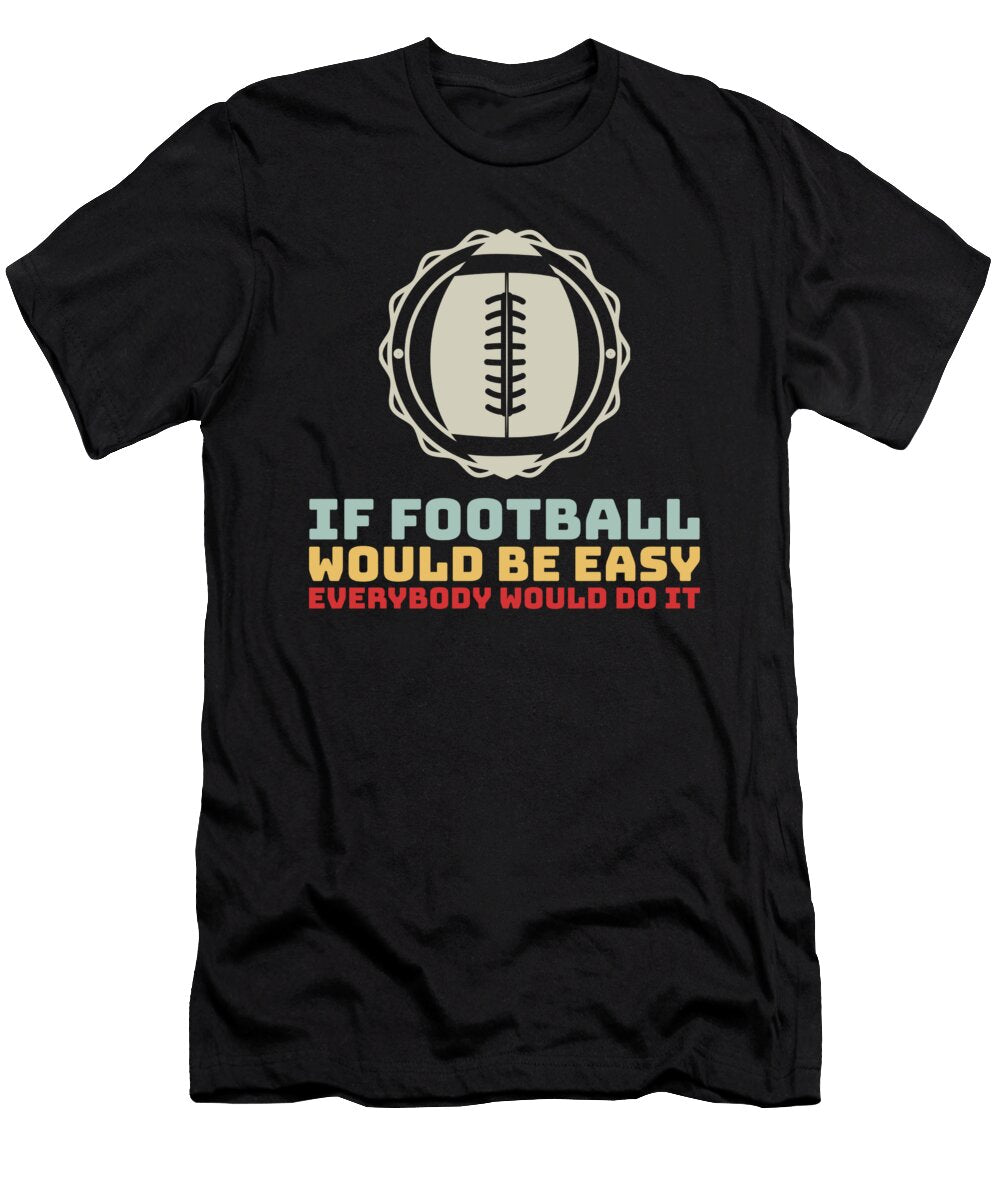 Vintage Retro American Football Gift Outfit Justus Ratzke T-Shirt