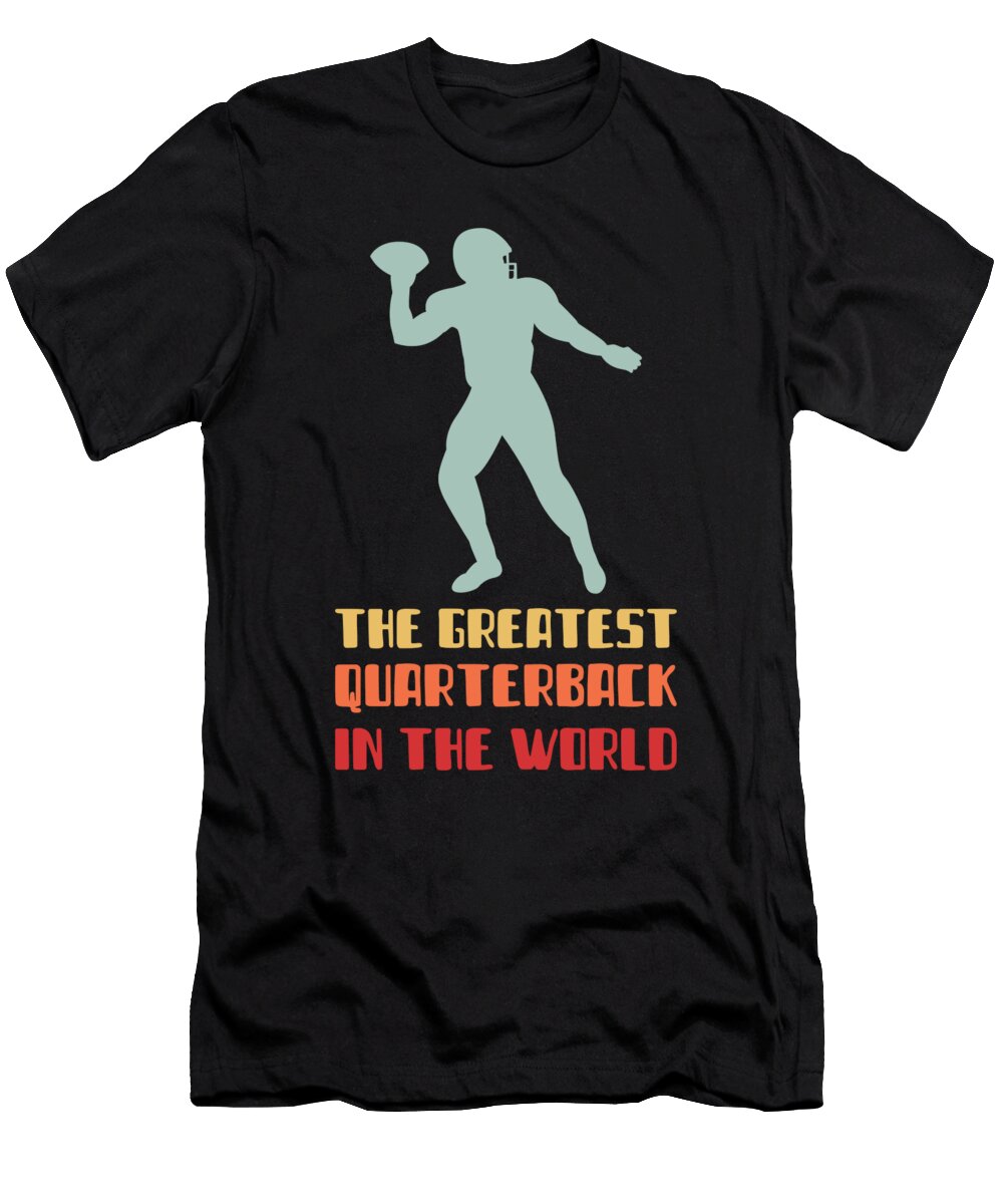 Vintage Retro Quarterback American Football Gift Justus Ratzke T-Shirt