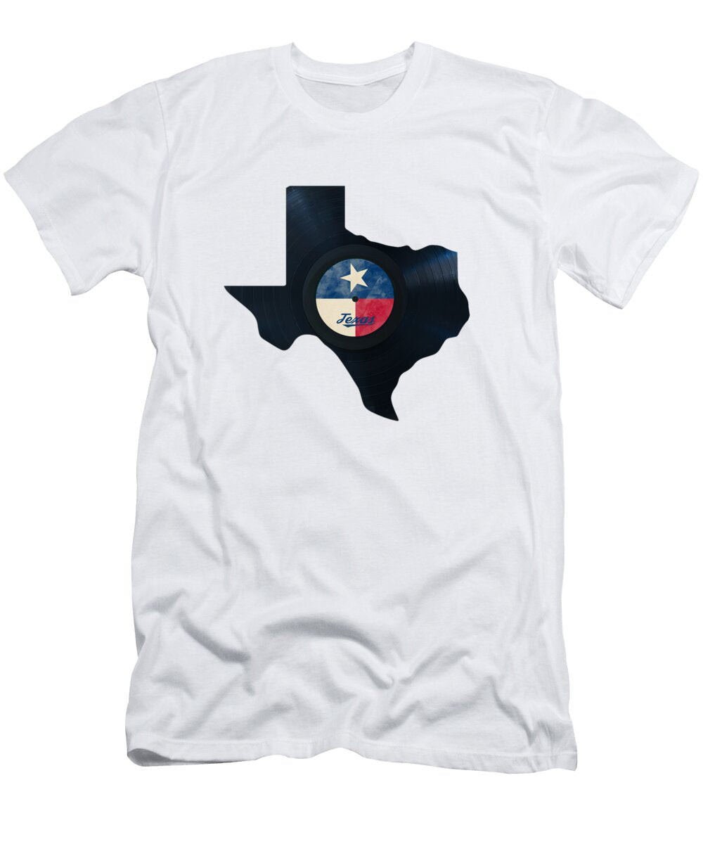 Vinyl Texas Map Delphimages Map Creations T-Shirt