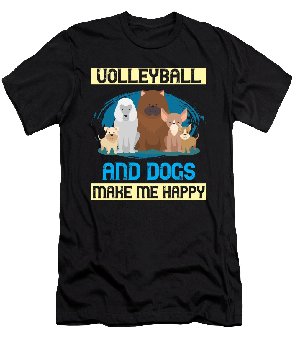 Volleyball and Dogs the Primal Matriarch Art T-Shirt