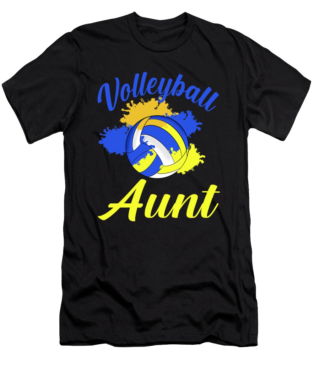 Volleyball Aunt Matching Players Team Dhbubble T-Shirt