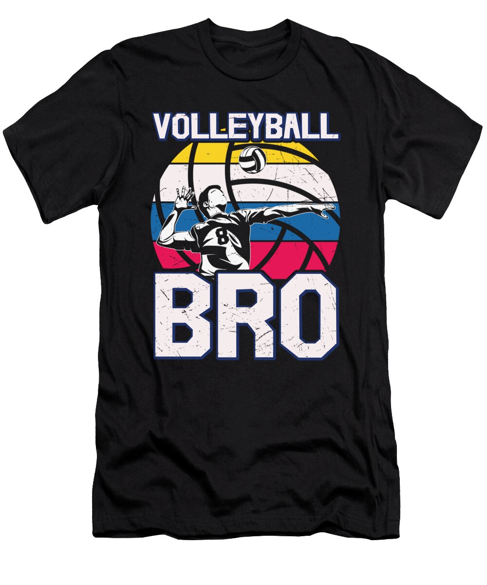 Volleyball Bro and Gifts for Volleyball Licensed Art T-Shirt