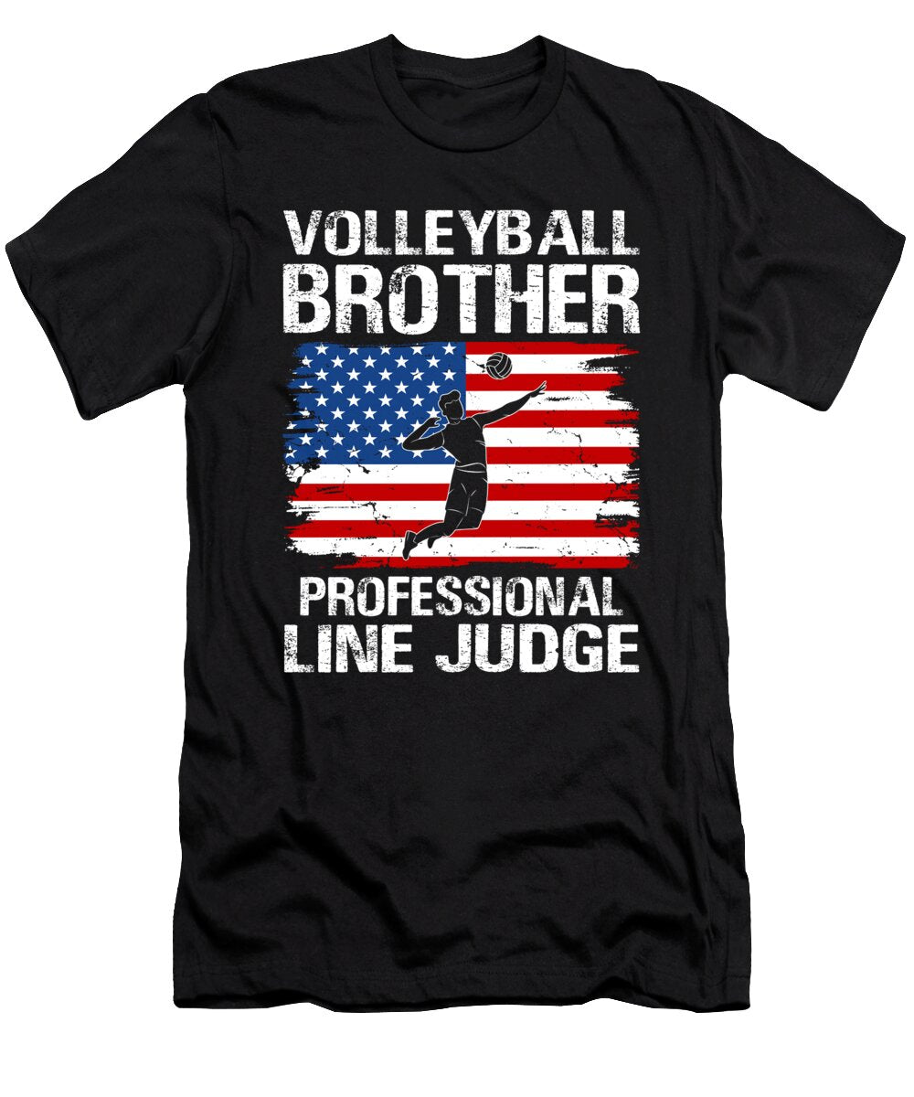 Volleyball Brother Professional Line Judge Dhbubble T-Shirt