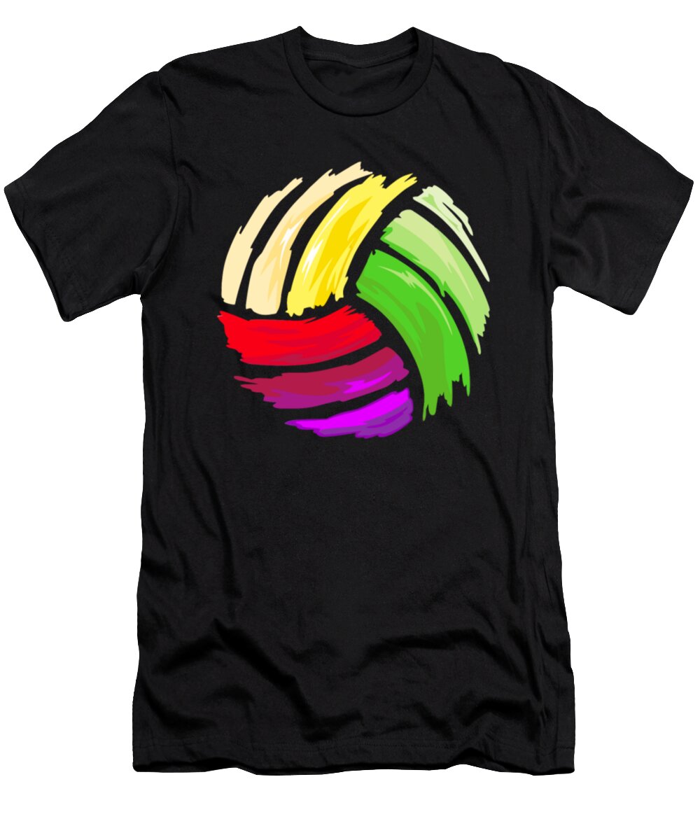 Volleyball Colorful Tinh Tran Le Thanh T-Shirt
