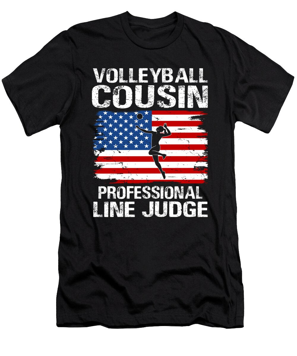 Volleyball Cousin Professional Line Judge Dhbubble T-Shirt