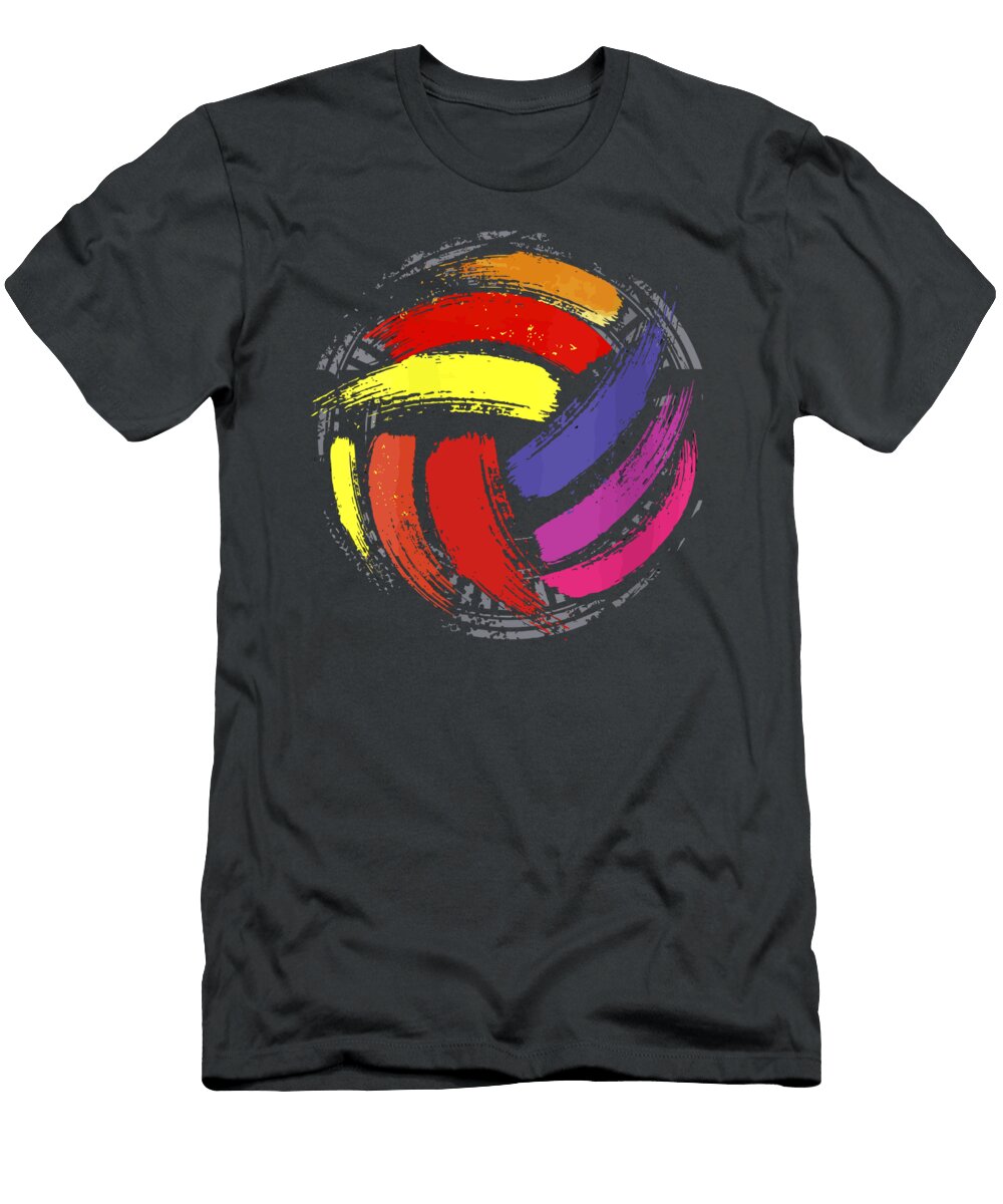 Volleyball Design Gift Idea Simple Volleyball Fans Egan Alhora T-Shirt