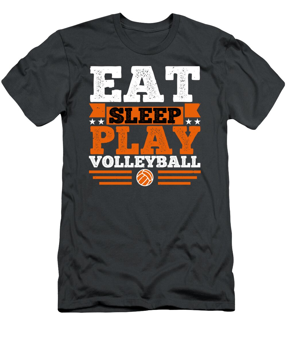 Volleyball Gift Eat Sleep Play Volleyball Funnygiftscreation T-Shirt