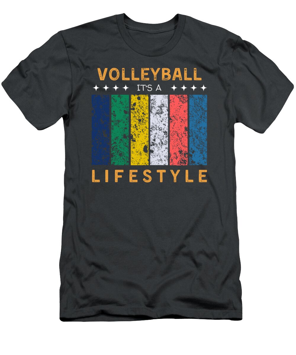 Volleyball Its a Lifestyle Funny Ideal for Volleyball Fans Awesome Store T-Shirt