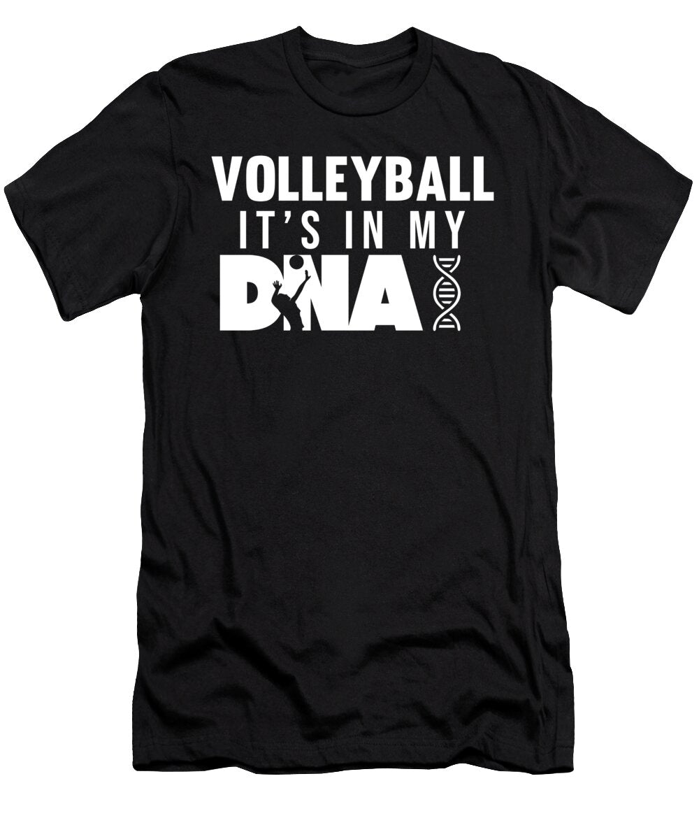 Volleyball Its in My Dna Jan Deelmann T-Shirt