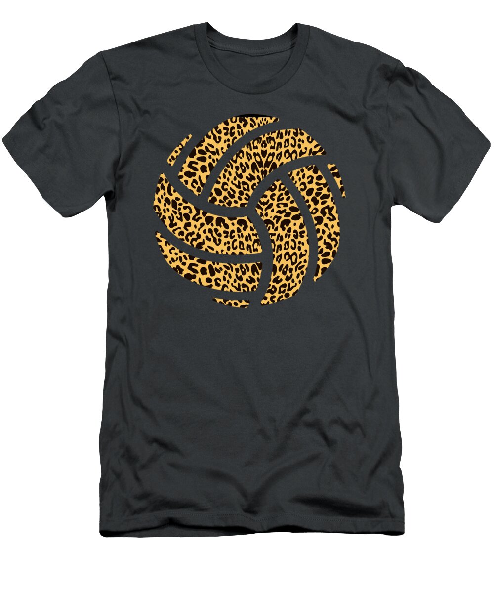 Volleyball Leopard Printednage Girls Perfect Egan Alhora T-Shirt