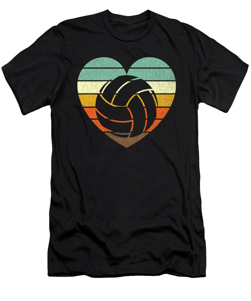 Volleyball Love Heart Manuel Schmucker T-Shirt