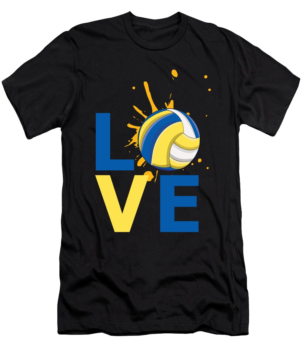 Volleyball Love Sport Team Volleyball Players Shirtom T-Shirt