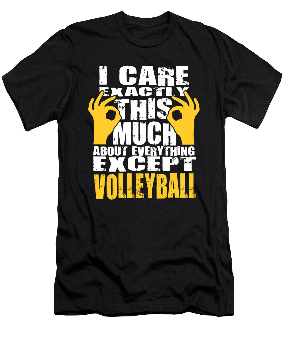 Volleyball Lovers Care That Much Quote Dusan Vrdelja T-Shirt