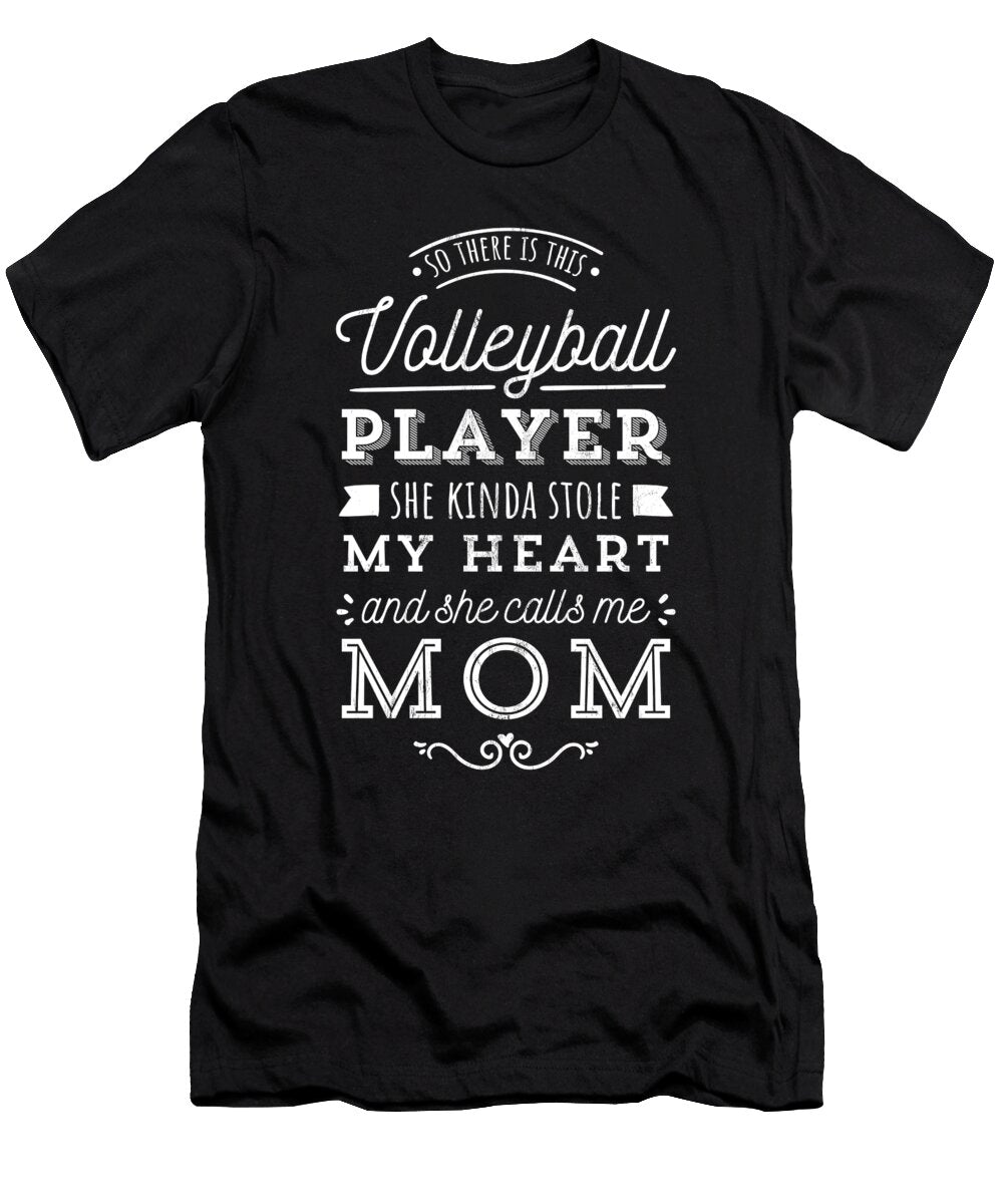Volleyball Mom Volleyball Mom Print Noirty Designs T-Shirt