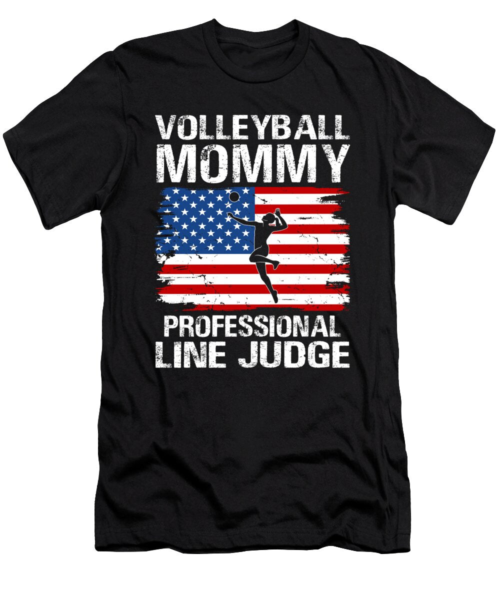 Volleyball Mommy Professional Line Judge Dhbubble T-Shirt