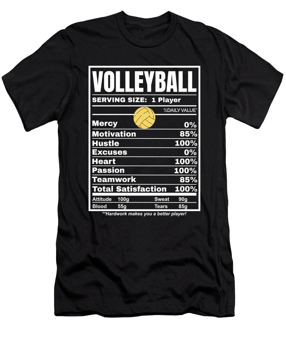 Volleyball Nutrition Me T-Shirt