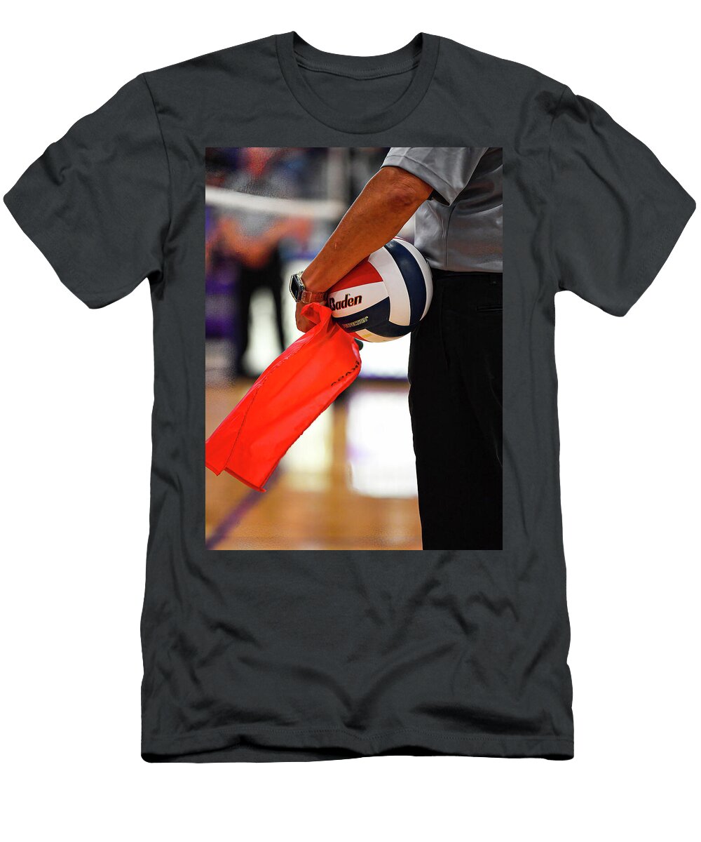 Volleyball Official on Court Jim Suter T-Shirt