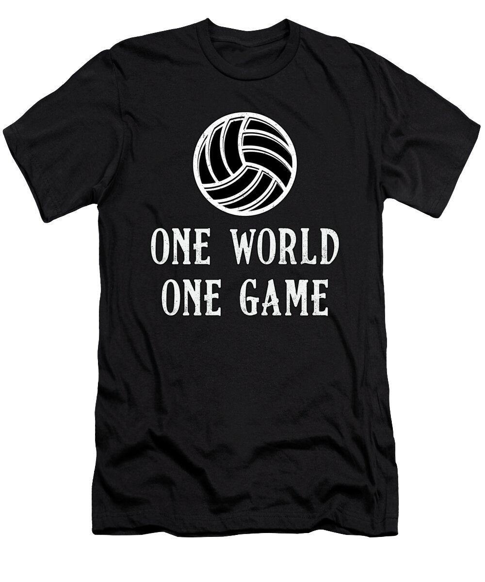 Volleyball One World One Game Volleyball Player Tshirtconcepts Marvin Poppe T-Shirt