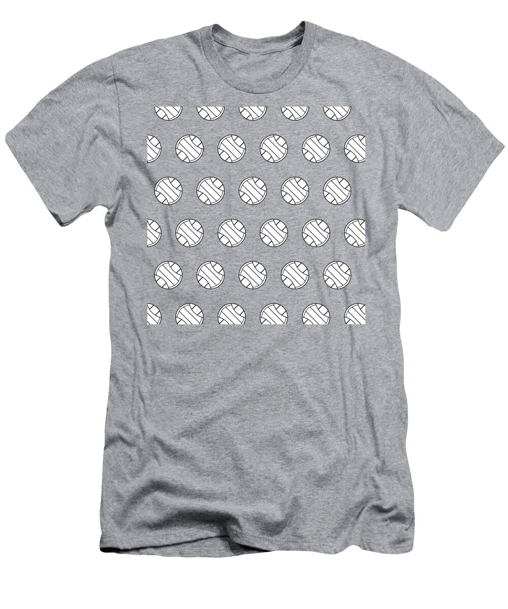 Volleyball Pattern College Mascot Designs T-Shirt