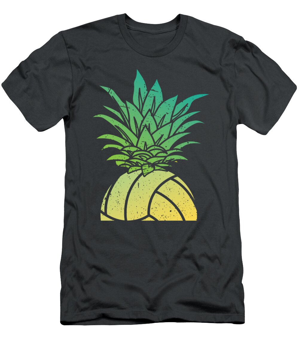 Volleyball Player Coach Funny Pineapple Erzhan Laekyn T-Shirt