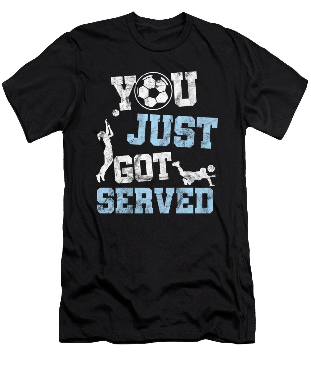 Volleyball Player Gifts Just Got Served Sports Team Thomas Larch T-Shirt