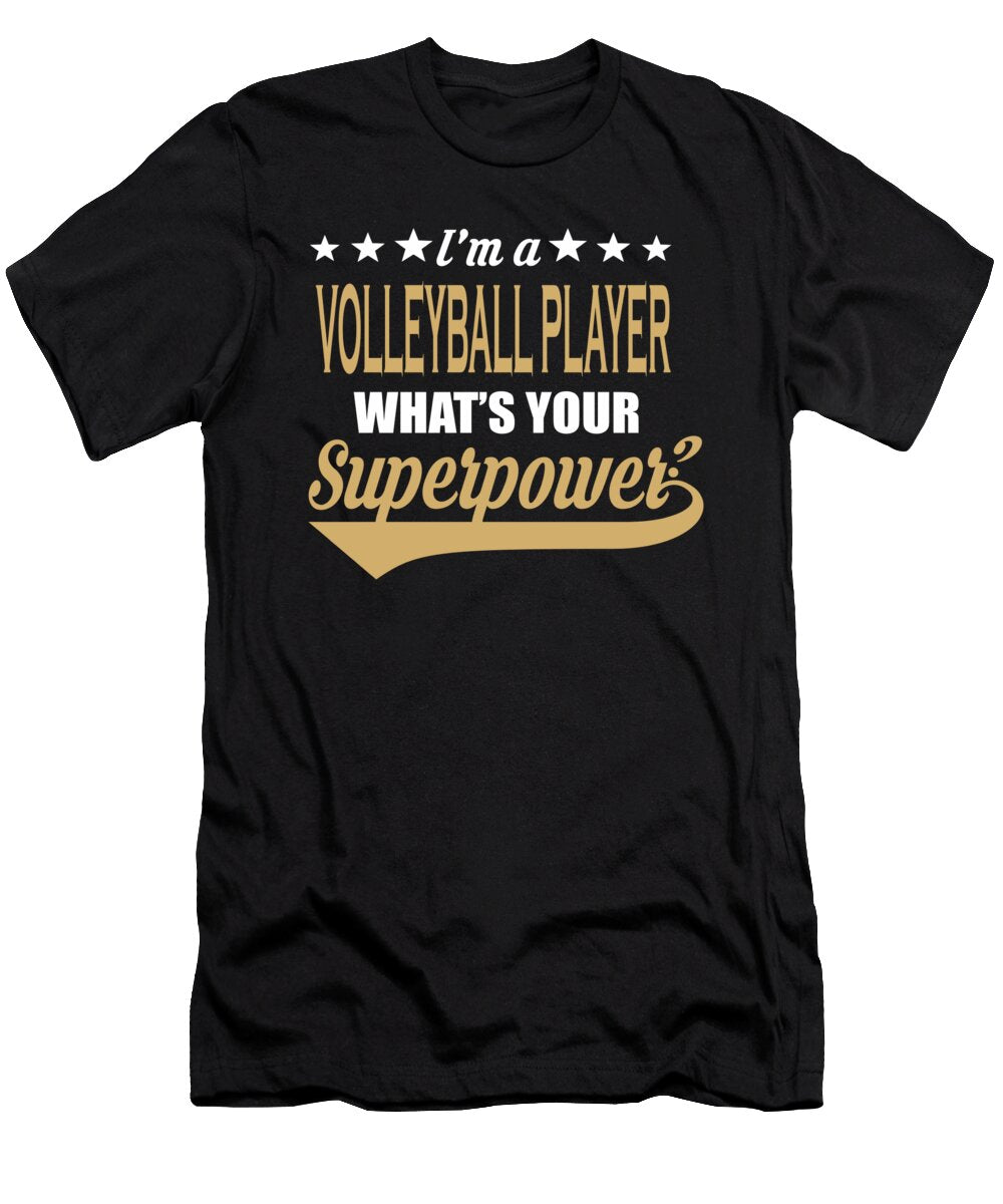 Volleyball Player Superpower Cool Gift Dusan Vrdelja T-Shirt