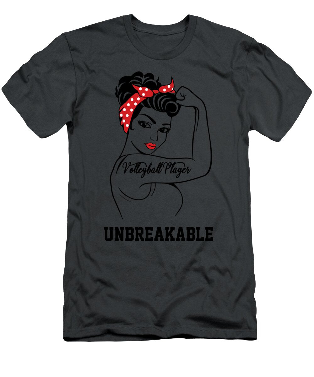 Volleyball Player Unbreakable Job T-Shirt