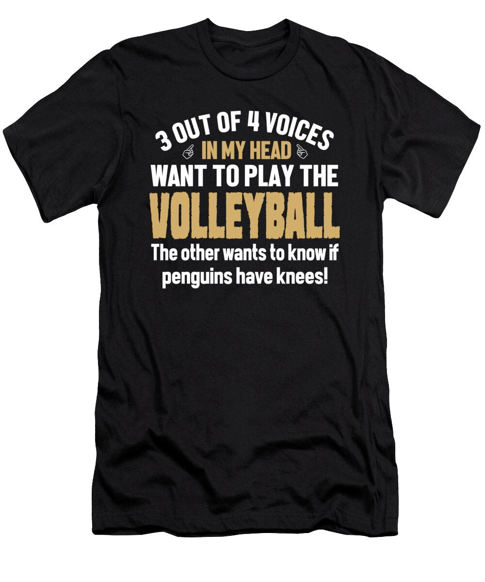 Volleyball Player Voices in My Head Dusan Vrdelja T-Shirt